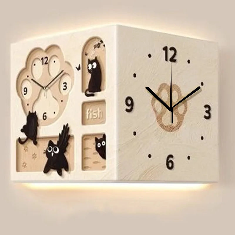 Silent Corner Wall Clock Modern Wall Watch Large Interior Watches Luxury Living Room Decor Elegant Home Decoration Home Decor